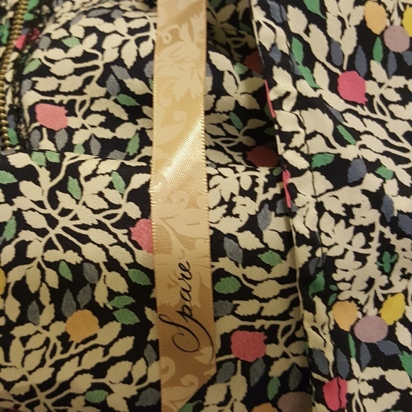 Floral Zip Back Spare Dress Size Large - Picture 7 of 8